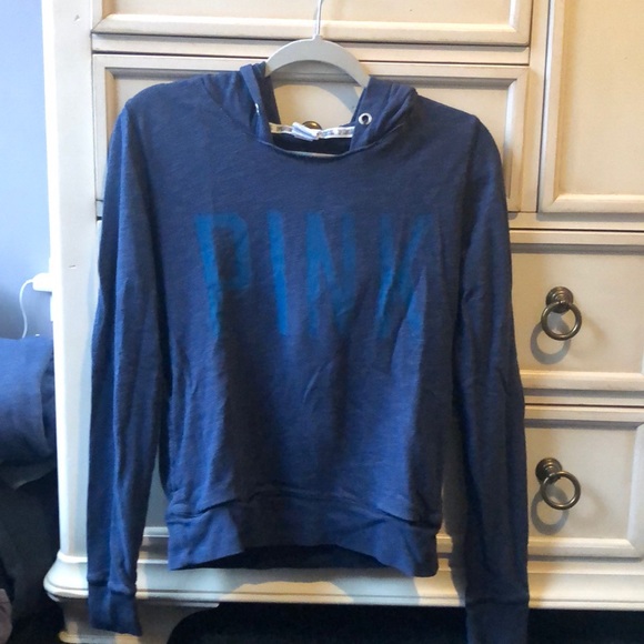 PINK Victoria's Secret Tops - Victoria’s Secret Pink hooded sweatshirt Small